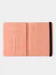 Розовый обложка для документов, с отделением для паспорта и карт
