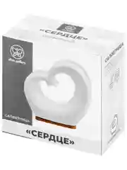 Салфетница 11х6х10,5 см Elan Gallery Сердце на деревянной подставке