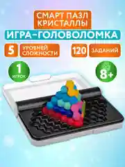 Настольная игра для детей 1TOY, 665743, 7-8 лет развивающая в дорогу логическая IQ Тренинг