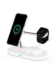 Белый беспроводная зарядная станция 4-в-1 TTEC AirCharger Quattro M, 15 Вт