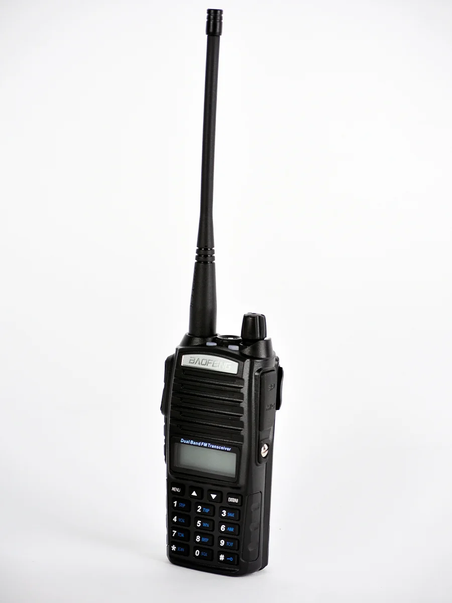 Портативная радиостанция Baofeng UV-82, 3 режима, 8 Вт / черная и радиус 10 км/ UHF VHF