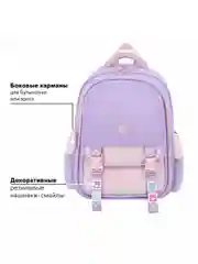 Рюкзак, ранец, портфель детский в школу, 2 отделения и 3 кармана, 39х28х16 см, Brauberg