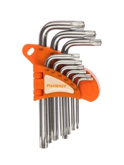 Ключи шестигранные Torx Patriot SKТ-9, T10 - T50, 9 шт