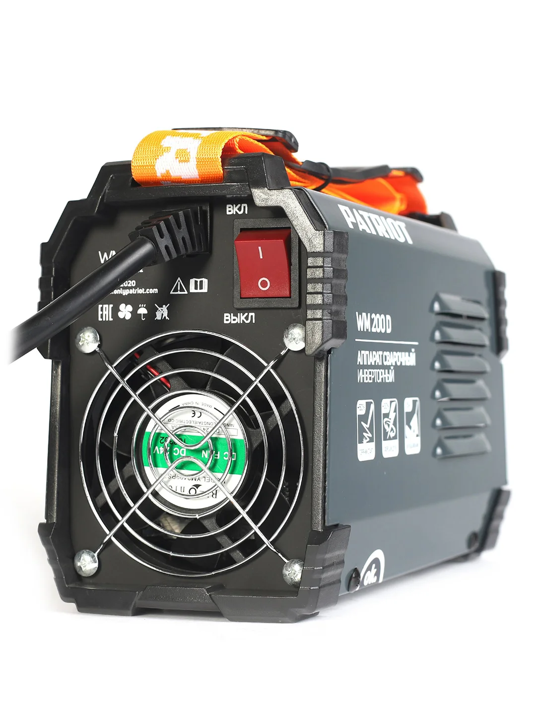 Аппарат сварочный инверторного типа Patriot WM200D MMA, 9100 Вт