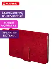 Еженедельник датированный 2025 Brauberg, планер, планинг, записная книжка А6