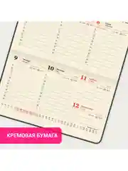 Еженедельник датированный 2025 Brauberg, планер, планинг, записная книжка А6