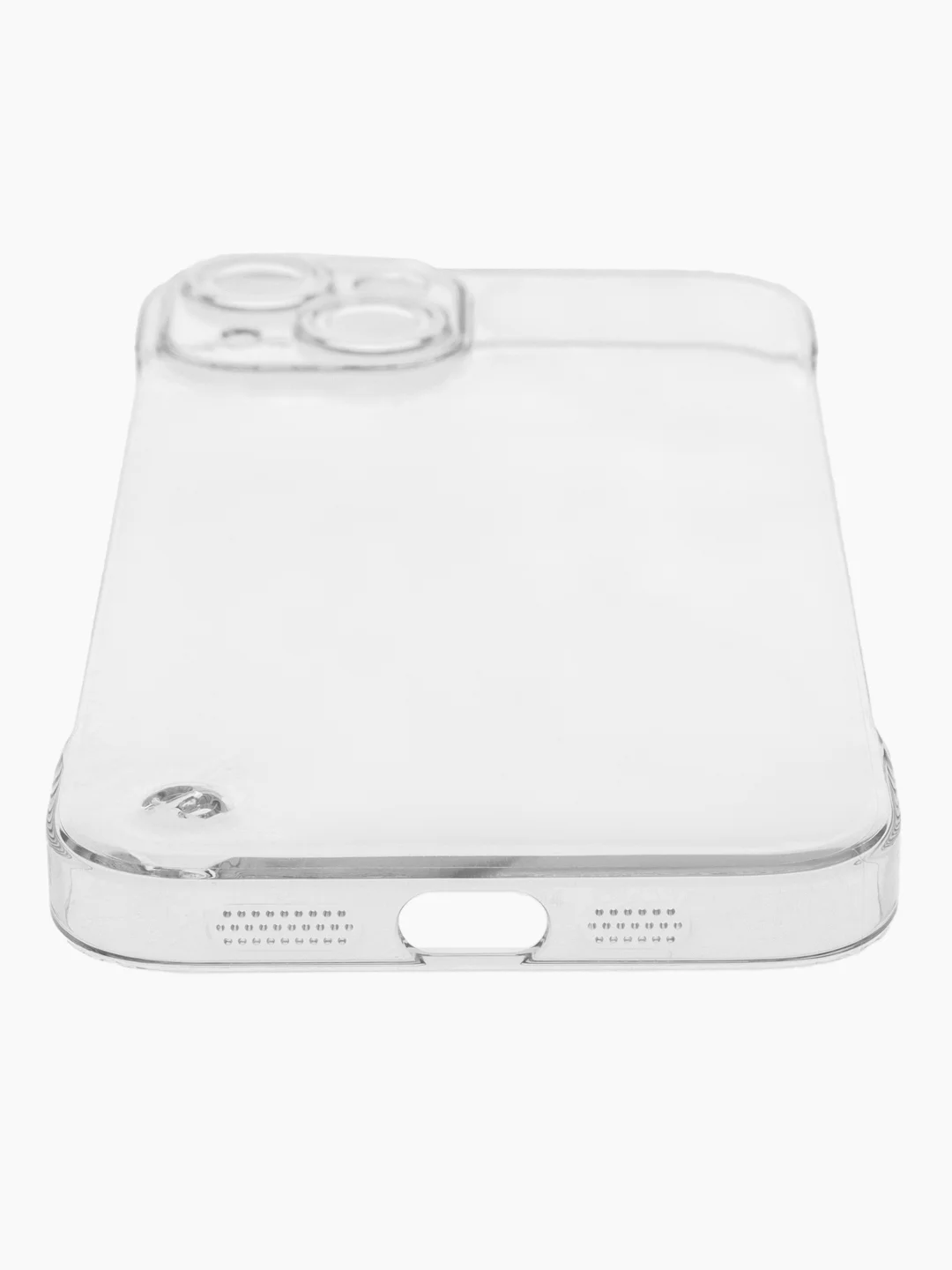 Прозрачный чехол на айфон (iPhone) 11 12 13 14 15 16 Pro Max пластиковый, без рамок