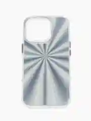 Серебряный чехол на айфон (iPhone) 11 12 13 14 15 16 Pro Max пластиковый