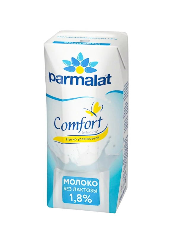 Молоко питьевое Parmalat, ультрапастеризованное, 1,8%, 200 мл