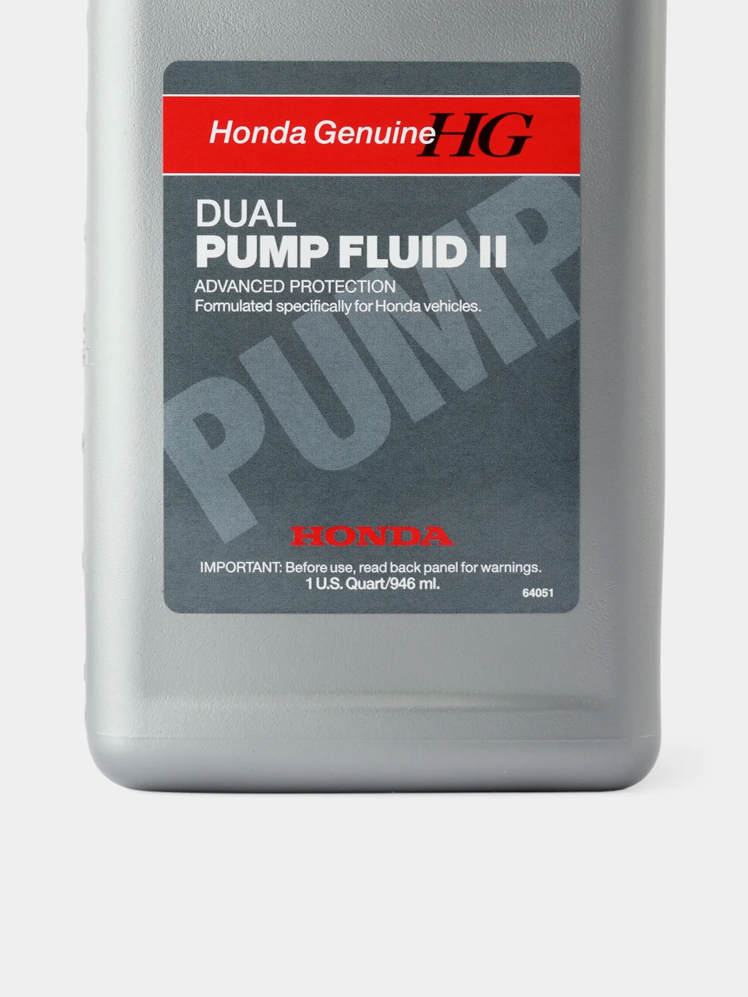 Масло трансмиссионное HONDA DPF-II для Редуктора (0,946л) Арт. 082009007