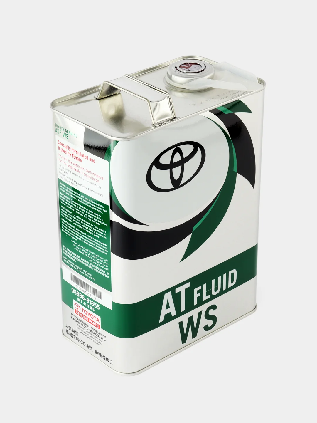 Масло трансмиссионное TOYOTA AT FLUID WS (4л) Арт. 08886-81855