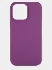 Фиолетовый чехол на Apple iPhone 15, 14, Pro, Max, Plus силиконовый BROSCORP мягкая подкладка микрофибра