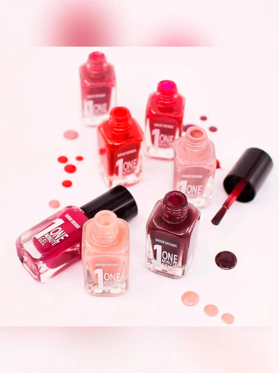 Лак для ногтей Belor Design One minute gel, 10 г