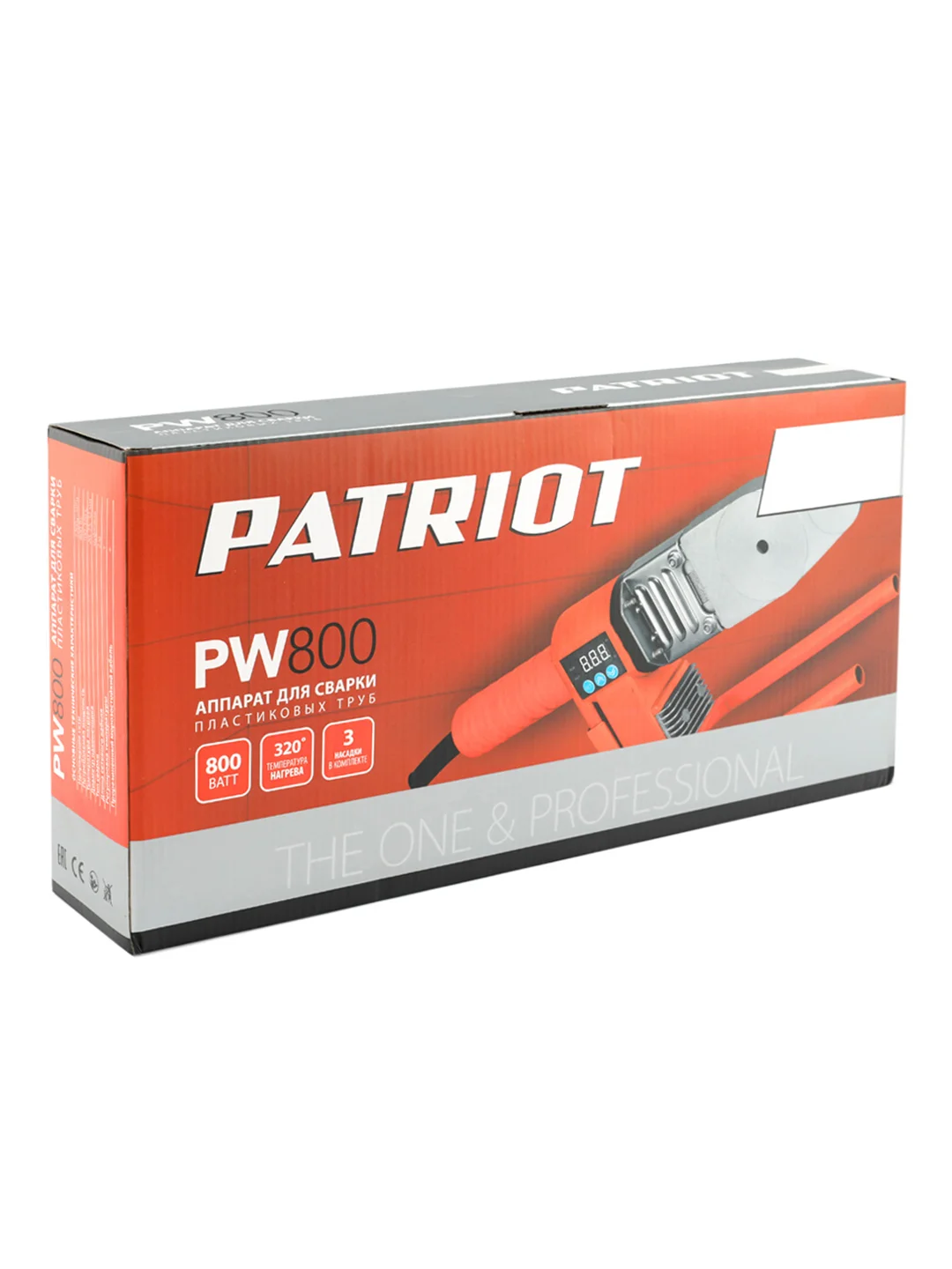 Сварочный аппарат для ПВХ труб Patriot PW 800, 20 - 32 мм, 800 Вт