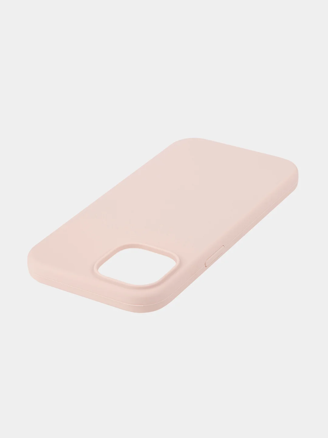 Пудровый чехол на Apple iPhone 15, 14, Pro, Max, Plus силиконовый BROSCORP мягкая подкладка микрофибра