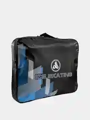 Голубой коньки раздвижные Alpha Caprice утепленные мехом, 33-40 размер