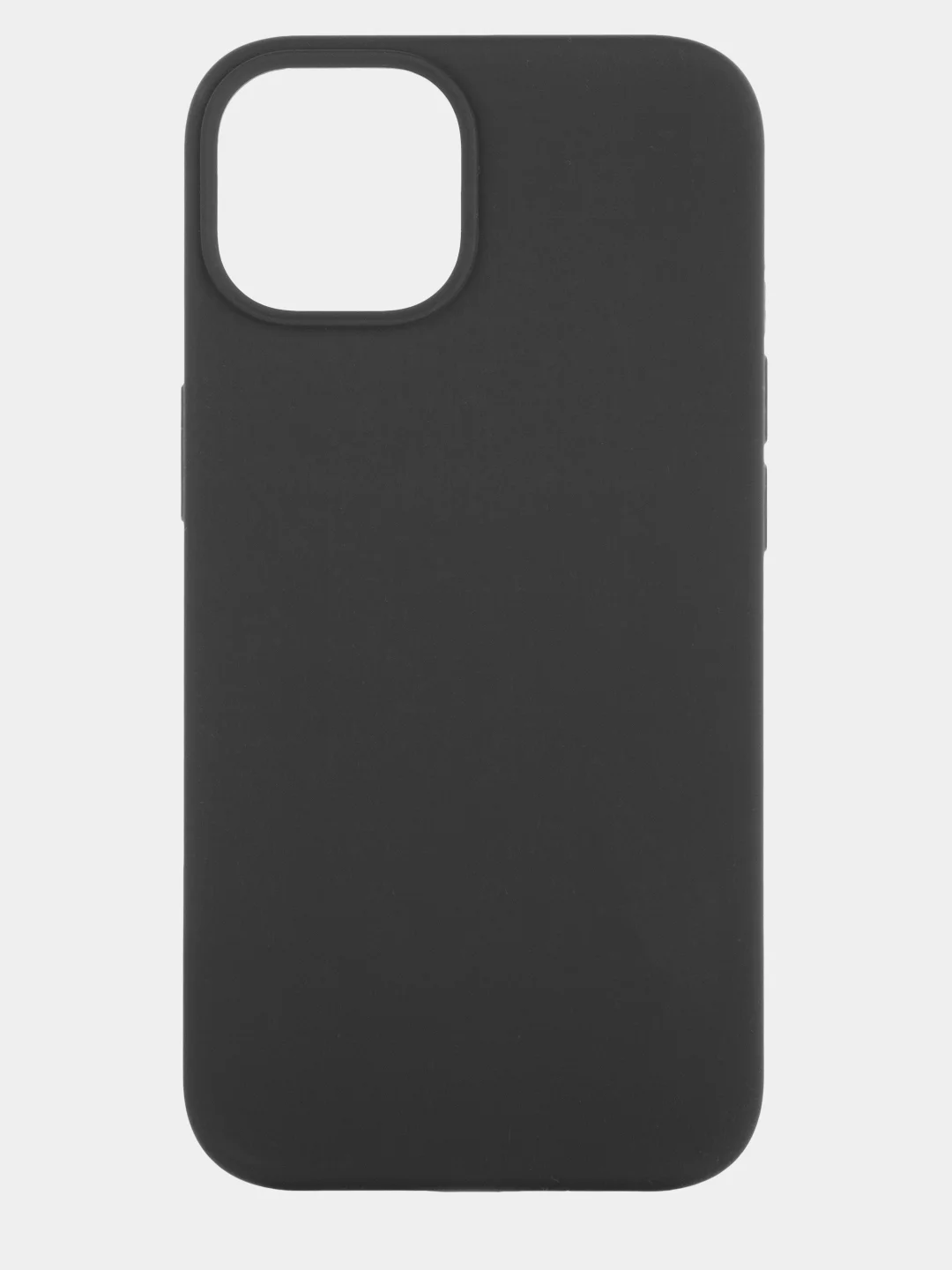 Черный чехол на Apple iPhone 15, 14, Pro, Max, Plus силиконовый BROSCORP мягкая подкладка микрофибра