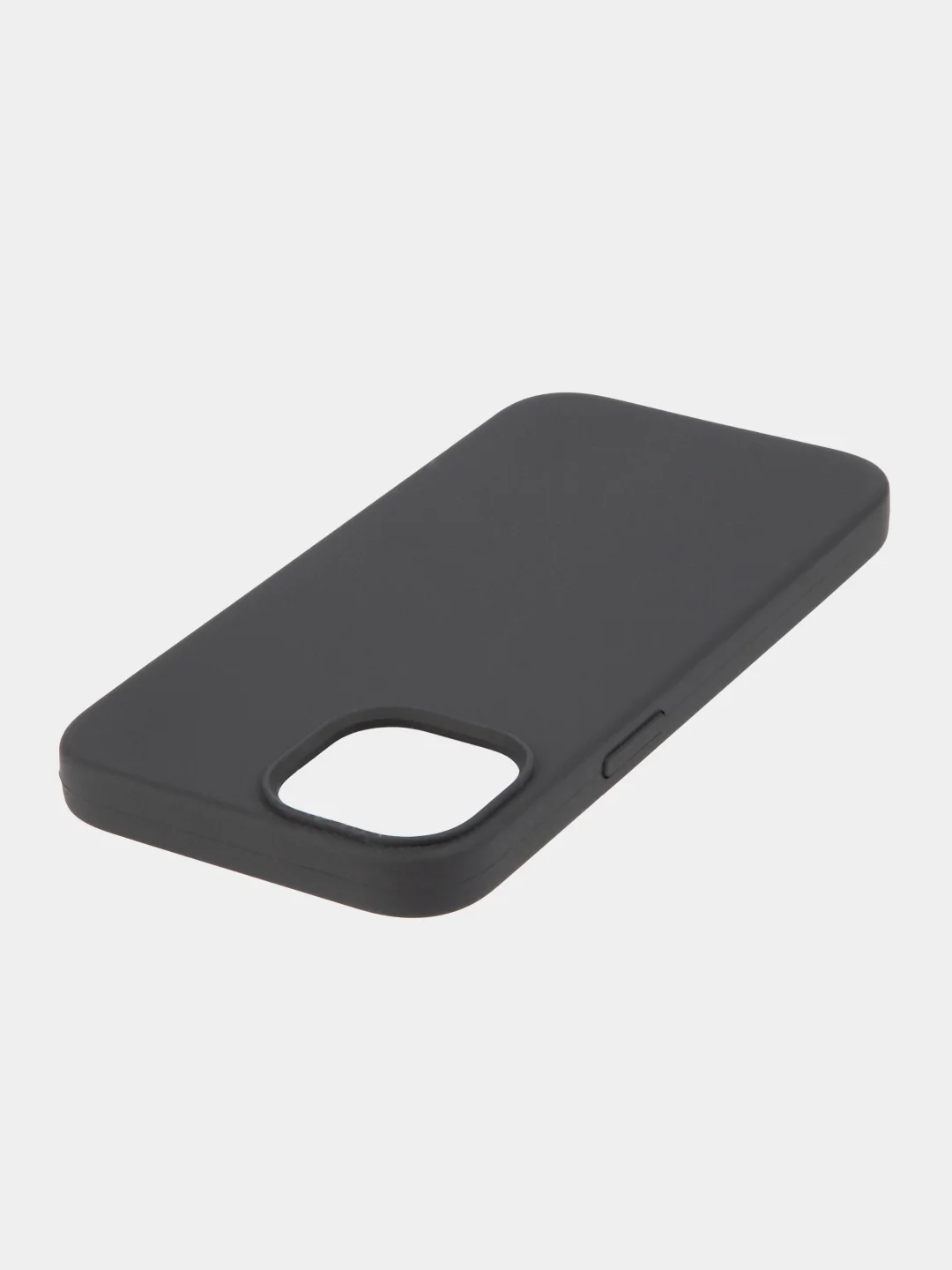 Черный чехол на Apple iPhone 15, 14, Pro, Max, Plus силиконовый BROSCORP мягкая подкладка микрофибра