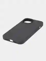 Черный чехол на Apple iPhone 15, 14, Pro, Max, Plus силиконовый BROSCORP мягкая подкладка микрофибра