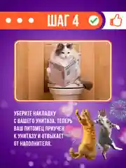 Zoo Plast система приучения кошек к унитазу, туалет для приучения кошек и мелких животных