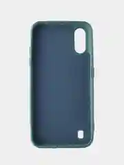 Тёмно-бирюзовый чехол Soft-touch для Samsung A01