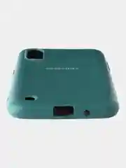 Тёмно-бирюзовый чехол Soft-touch для Samsung A01