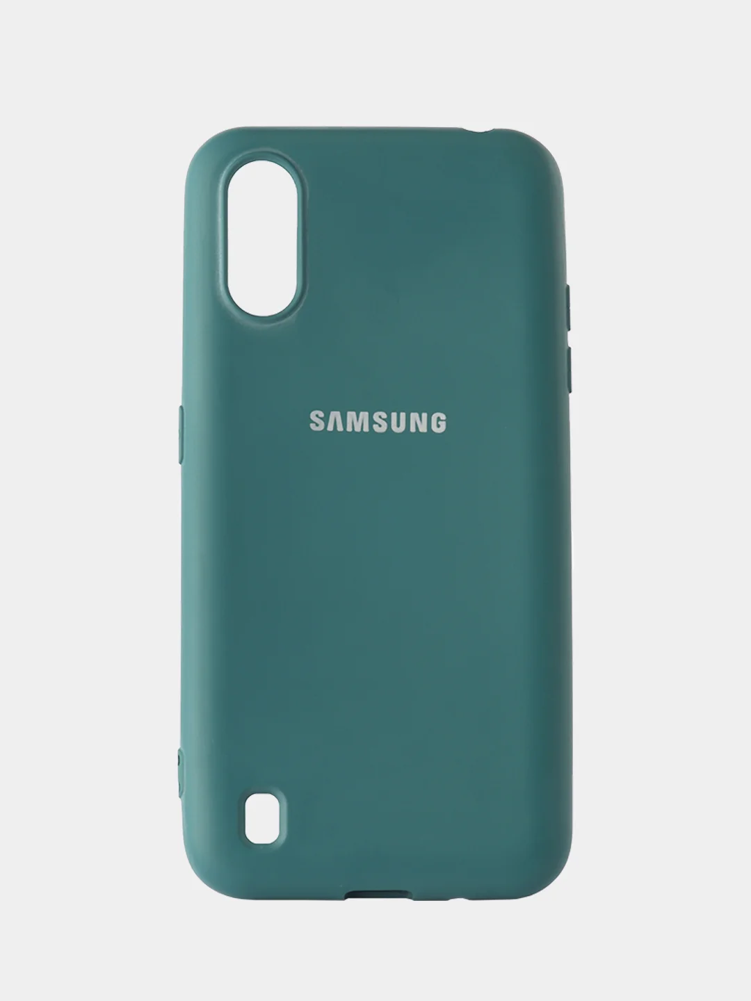 Тёмно-бирюзовый чехол Soft-touch для Samsung A01