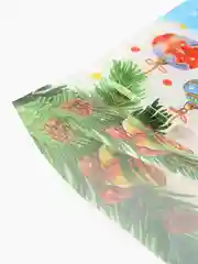 Тёмно-серый пакет новогодний подарочный, 20*30 см, полиэтиленовый, с вырубной ручкой, 30 мкм