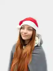 Аметистовый колпак новогодний / шапка Деда мороза