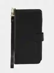 Черный чехол-книжка Samsung Galaxy S24 FE / S24FE кошелек с магнитом (Самсунг Галакси С24 ФЕ)