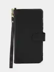 Черный чехол-книжка Infinix Zero 40 5G кошелек с магнитом (Инфиникс Зеро 40 5 Джи)