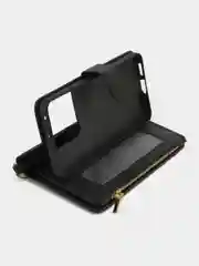 Черный чехол-книжка Xiaomi POCO X6 кошелек с магнитом (Сяоми Поко Х6)