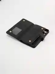 Черный чехол-книжка Xiaomi Redmi Note 12 4G кошелек с магнитом (Сяоми Редми Ноут 12 4 Джи)