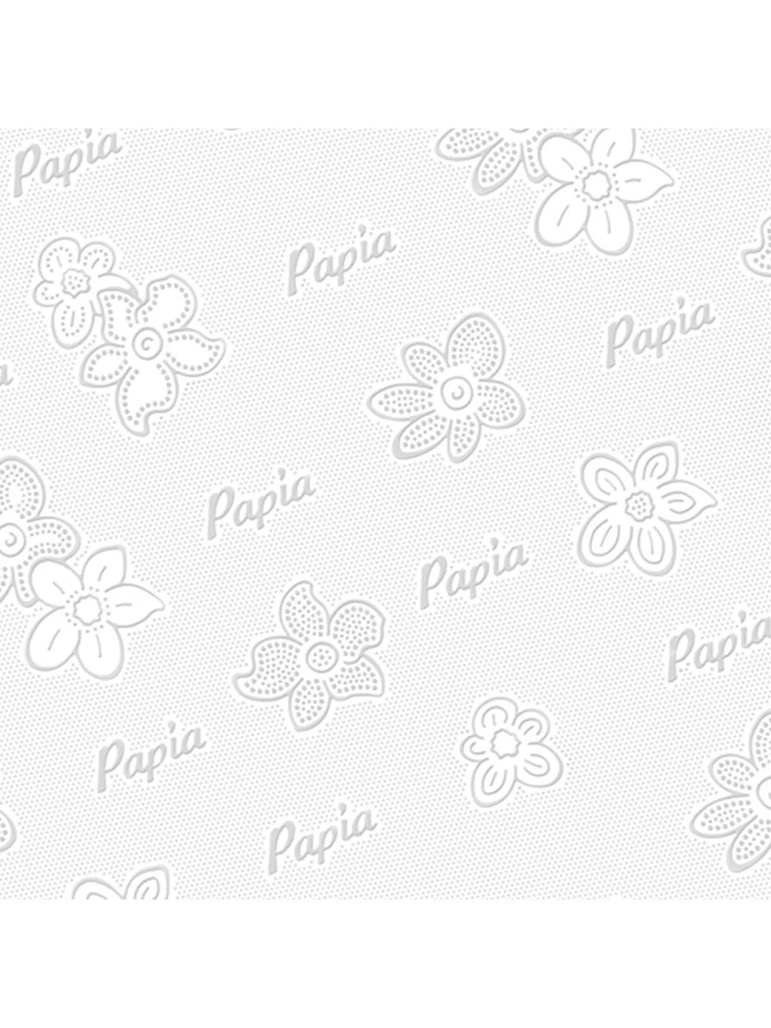 Туалетная бумага PAPIA, белая, 3 слоя, 16 рулонов