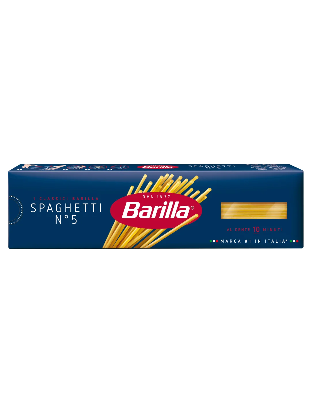 Макаронные изделия Barilla Spaghetti n.5 из твёрдых сортов пшеницы, 450г