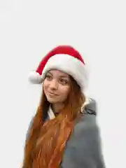 Алый колпак новогодний / шапка Деда мороза