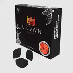 Уголь для кальяна Crown, премиум качества, в форме калауда 25 мм, 72 шт