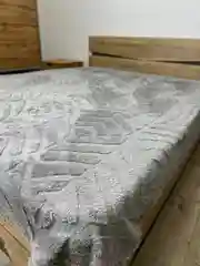 Серый плед покрывало на диван и кровать евро 200*220 плюшевый, однотонный, мягкий на подарок