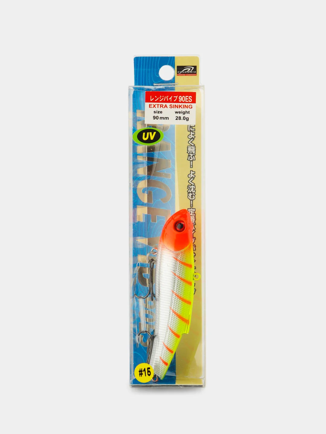 Желтый ратлин Columbia Range Vib 90ES mm, 28 г
