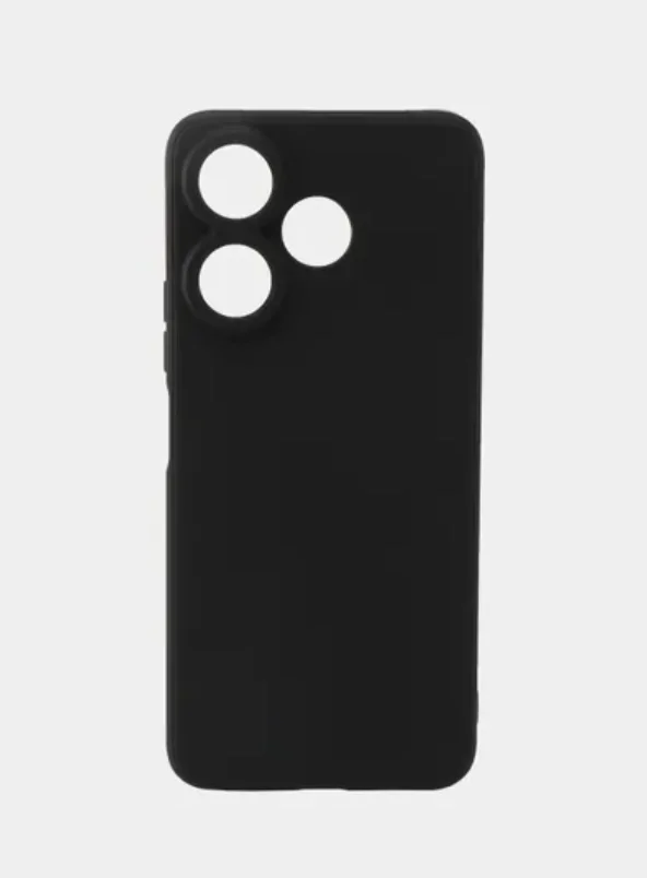 Чехол для Xiaomi Redmi 13 / POCO M6 (Сяоми Редми 13 / ПОКО М6), черный, прозрачный
