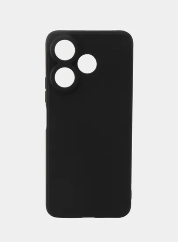 Чехол для Xiaomi Redmi 13 / POCO M6 (Сяоми Редми 13 / ПОКО М6), черный, прозрачный