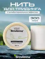 Нить для тридинга, для коррекции бровей, Brow Henna, 300 метров