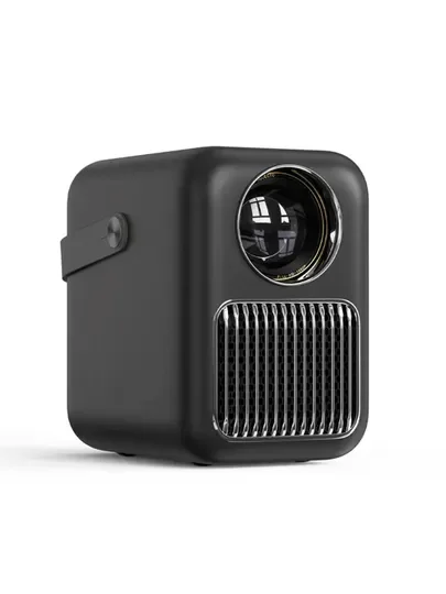 Черный портативный проектор Wanbo Projector T6R Max, Android 90, 1+16G, 1080P, автофокус