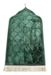 Зеленый коврик для намаза, намазник, молитвенный коврик