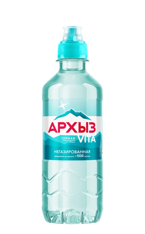 Архыз Vita горная природная вода, негазированная, 0,33 л Спорт