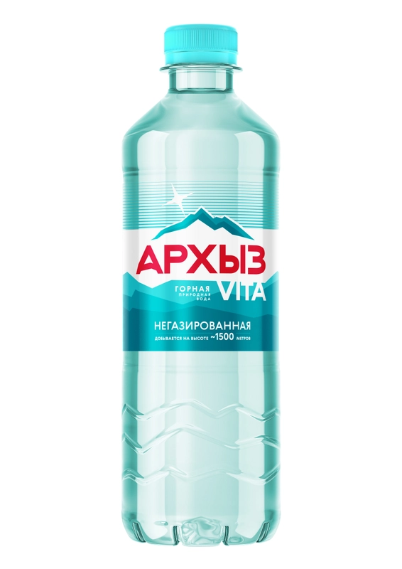 Архыз Vita горная природная вода, негазированная, 0,5 л