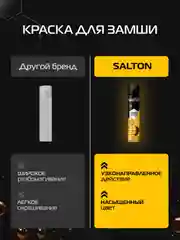 Краска для обуви из замши 190 мл Коричневая