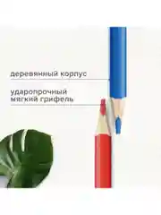 Карандаши цветные трехгранные BRAUBERG MAX, мягкий грифель, 50 цветов