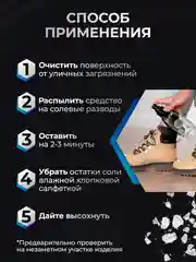Очиститель разводов от соли и реагентов, спрей Extreme