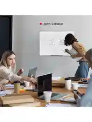 Доска магнитно-маркерная STAFF, ПВХ рамка, 45 х 60 см